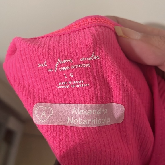 Urban Outfitters Pink Jackie Seamless Halter Top Size L Intimates & Sleepwear - Picture 6 of 7